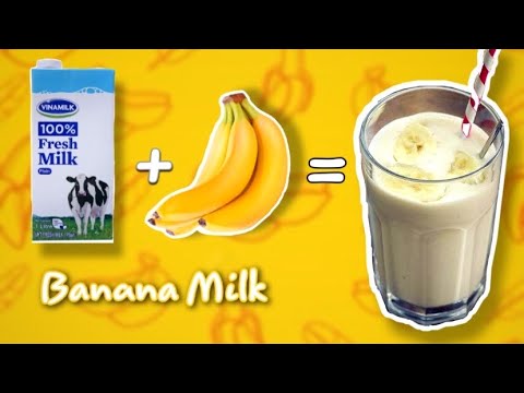 CÁCH LÀM SỮA CHUỐI HÀN QUỐC CỰC NGON 
